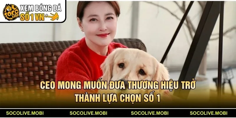 CEO mong muốn đưa thương hiệu Socolive trở thành lựa chọn số 1